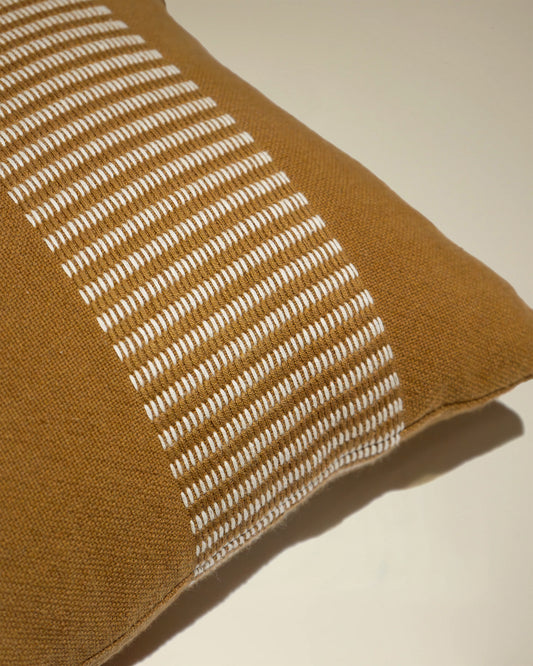 Coussin Passage - Ocre