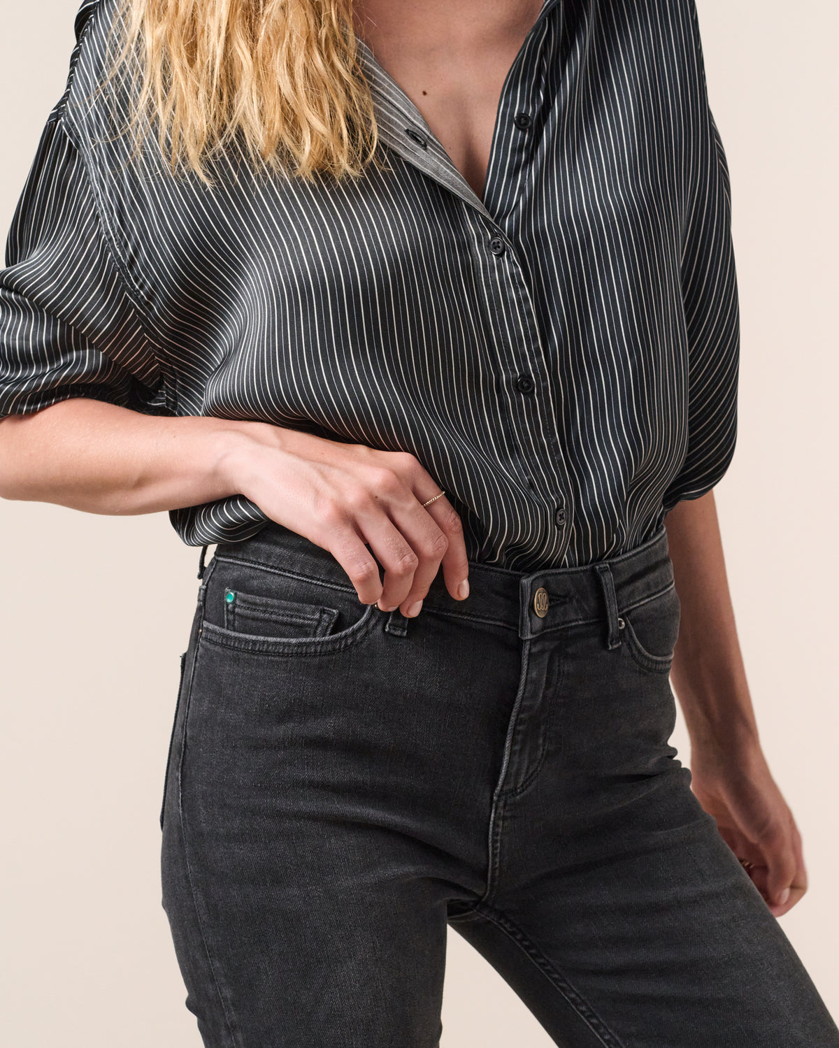 John flared jeans - Black