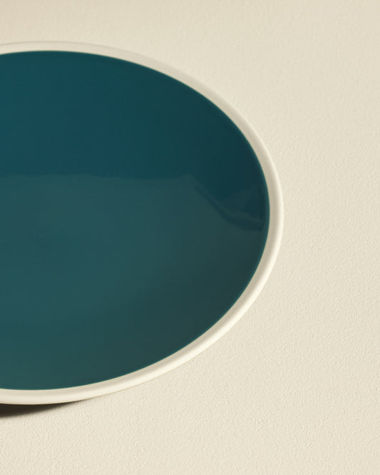 Assiette plate Sicilia - Bleu Sarah design moderne Maison Sarah Lavoine Bleu Sarah Céramique 3