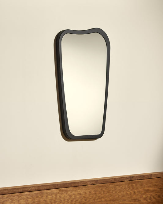 Miroir Organique - Noir design Maison Sarah Lavoine Noir Chêne 50 cm 75 cm 2