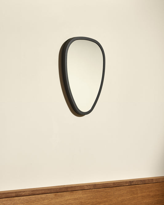 Miroir Ovo - Noir design Maison Sarah Lavoine Noir Chêne 38 cm 50 cm 2