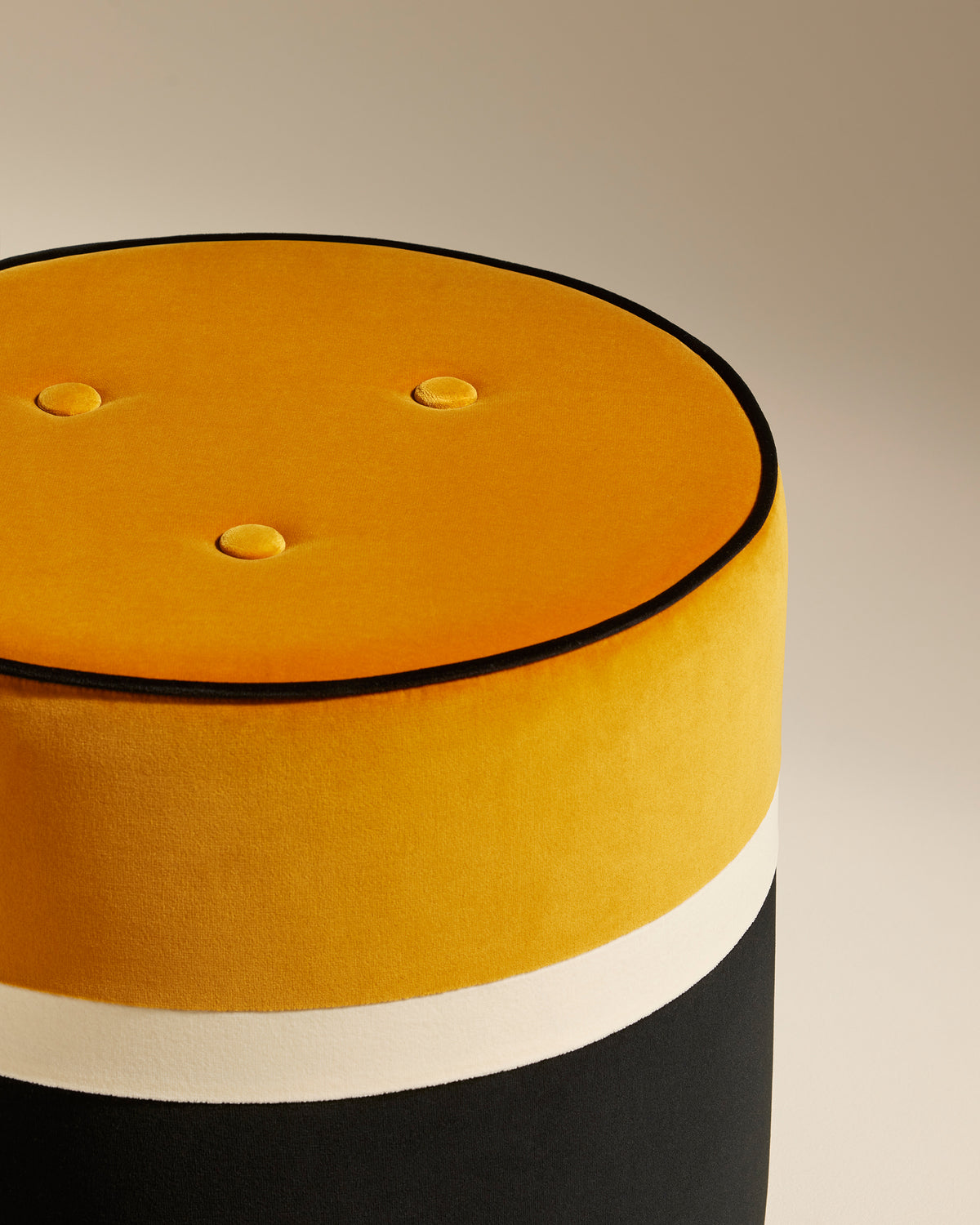 Pouf Léo - Ocre design Maison Sarah Lavoine Ocre Velours 43 cm 3