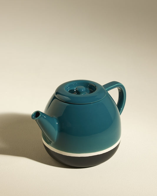 Theière Sicilia - Bleu sarah haut de gamme Maison Sarah Lavoine Bleu Sarah Céramique 21 cm 2