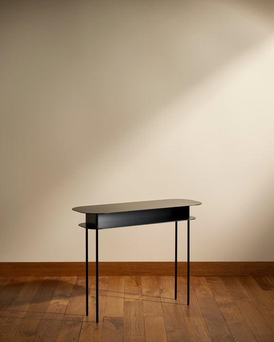 Console Tokyo - Noir design Maison Sarah Lavoine Noir Acier 110 cm 85 cm 2
