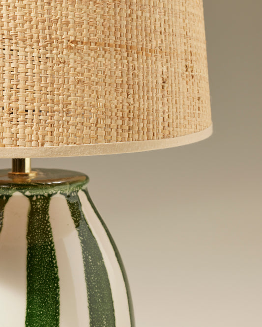 Lampe de table Palmaria - Vert design Maison Sarah Lavoine Vert Céramique 46 cm 3