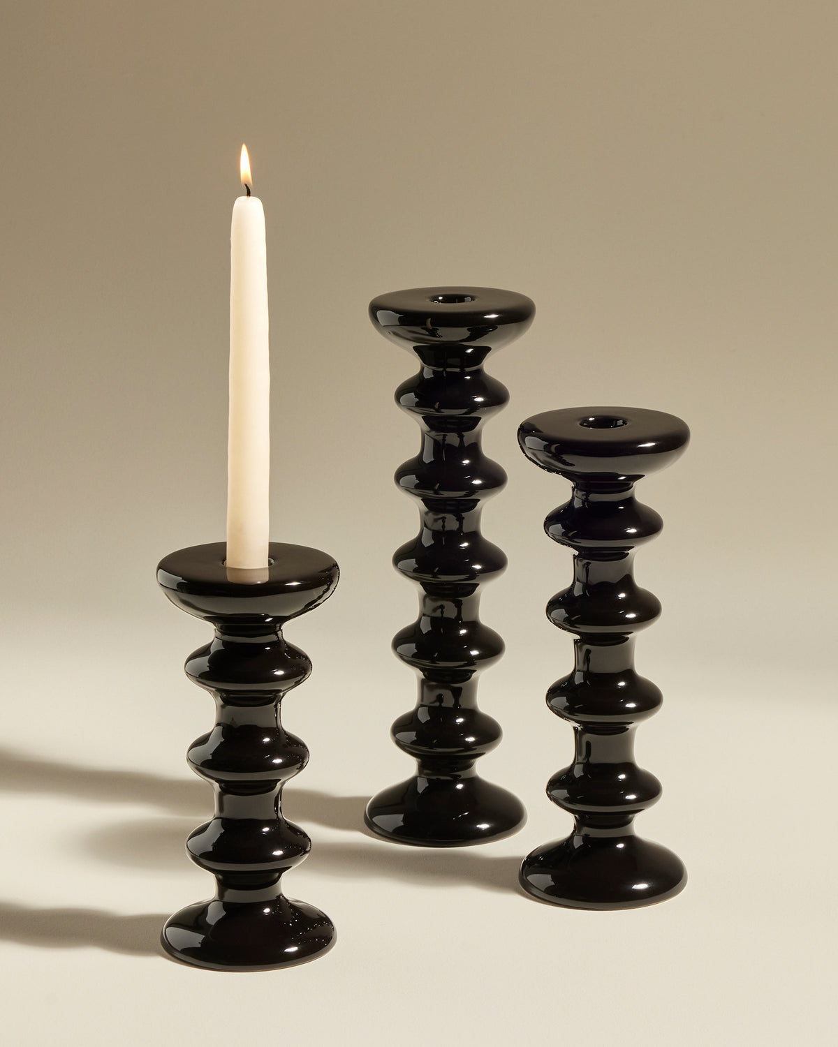 Bougeoir Slave - Noir design Maison Sarah Lavoine Noir Céramique 20 cm 4