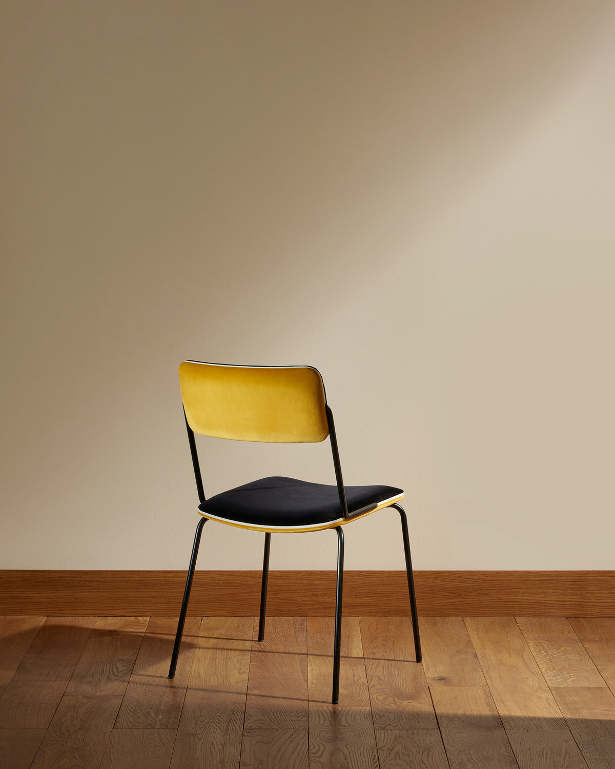 Chaise Double Jeu - Ocre design Maison Sarah Lavoine Ocre Velours 45 cm 85 cm 4