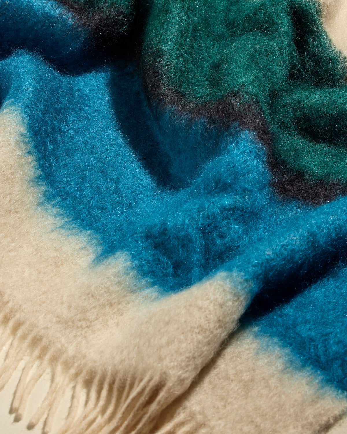 Serenity Plaid - Luxury Sarah Blue Maison Sarah Lavoine Sarah Blue Wool 200 cm 130 cm 4