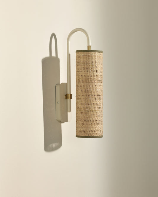 Applique Tokyo - Blanc design Maison Sarah Lavoine Blanc Rabane 42 cm 2