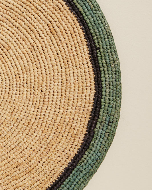 Set de table Globe - Naturel / Céladon design Maison Sarah Lavoine Naturel / Céladon Raphia 2