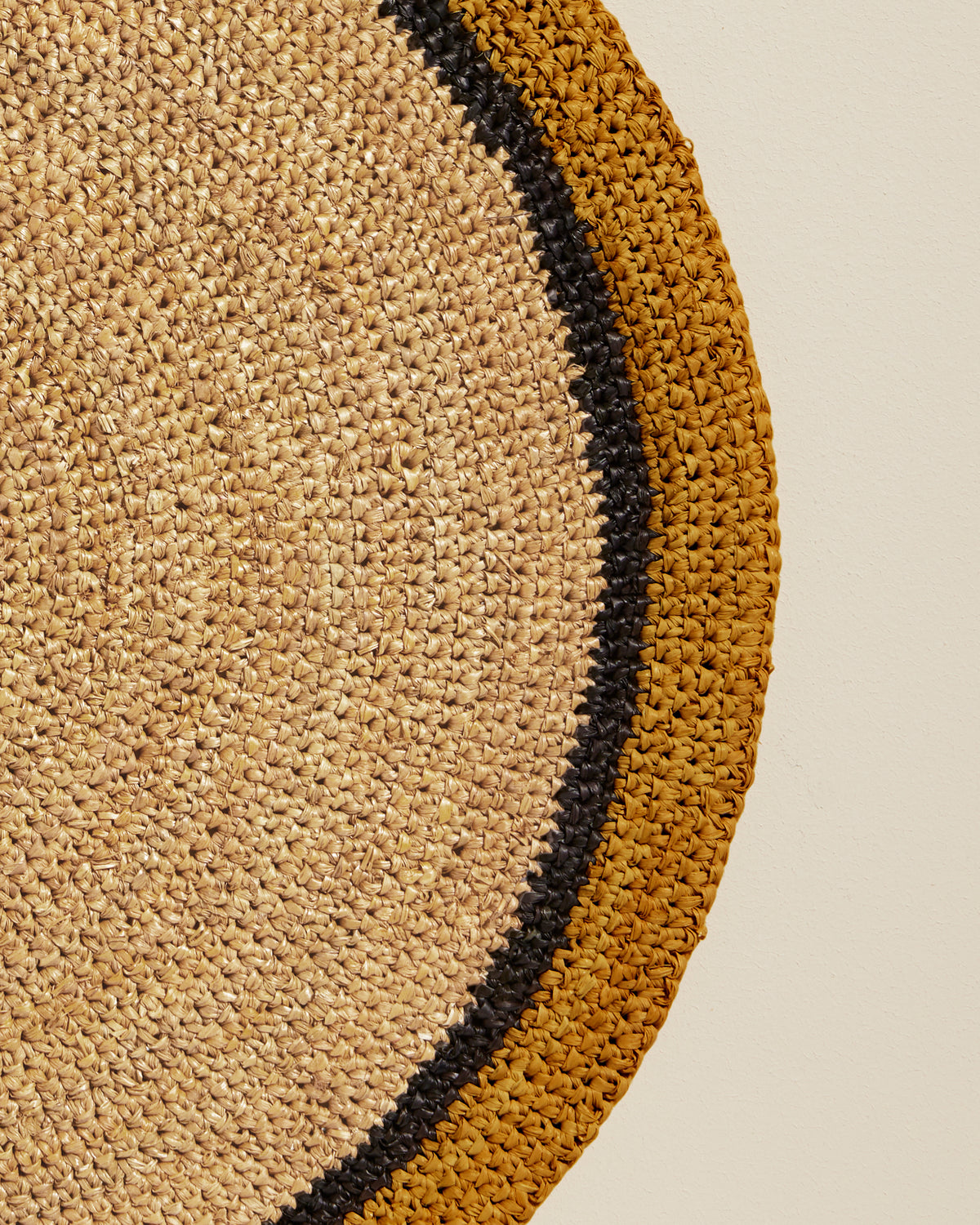 Globe placemat - Natural / Saffron design Maison Sarah Lavoine Natural / Saffron Raffia 3