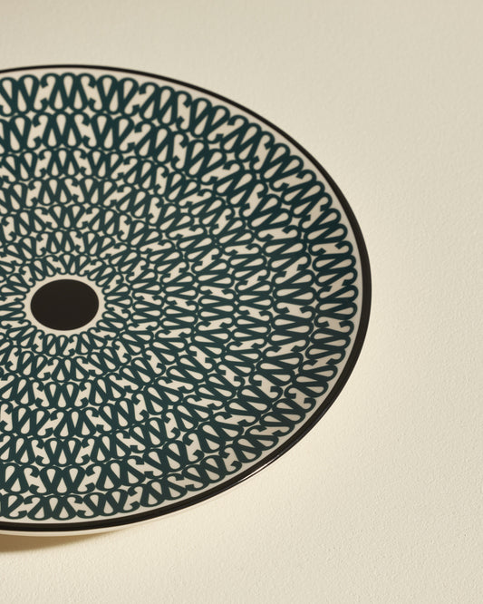 Assiette plate Sarah - Bleu Sarah design moderne Maison Sarah Lavoine Bleu Sarah Céramique 3