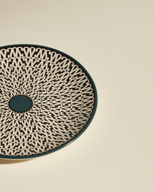 Assiette à dessert Sarah - Radis Noir design moderne Maison Sarah Lavoine Radis Noir Céramique 3