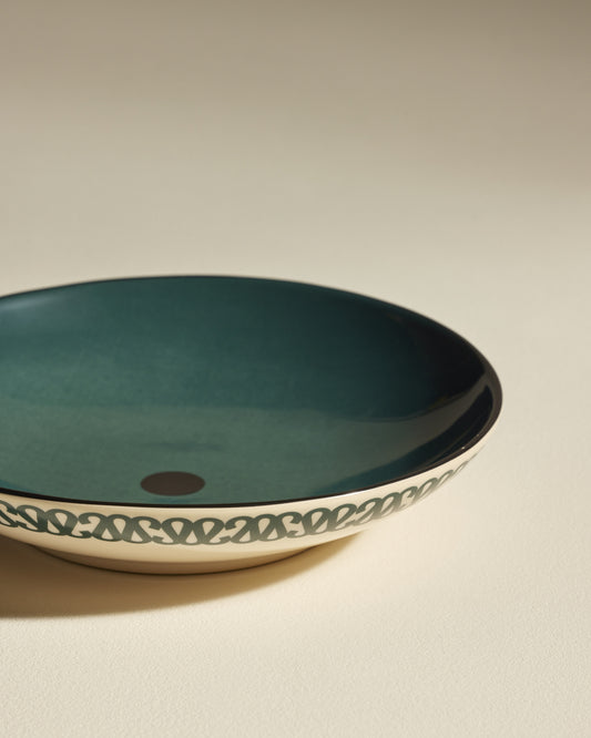 Assiette creuse Sarah - Bleu Sarah design moderne Maison Sarah Lavoine Bleu Sarah Céramique 3