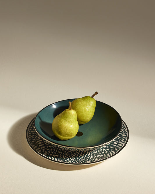 Assiette creuse Sarah - Bleu Sarah design moderne Maison Sarah Lavoine Bleu Sarah Céramique 4