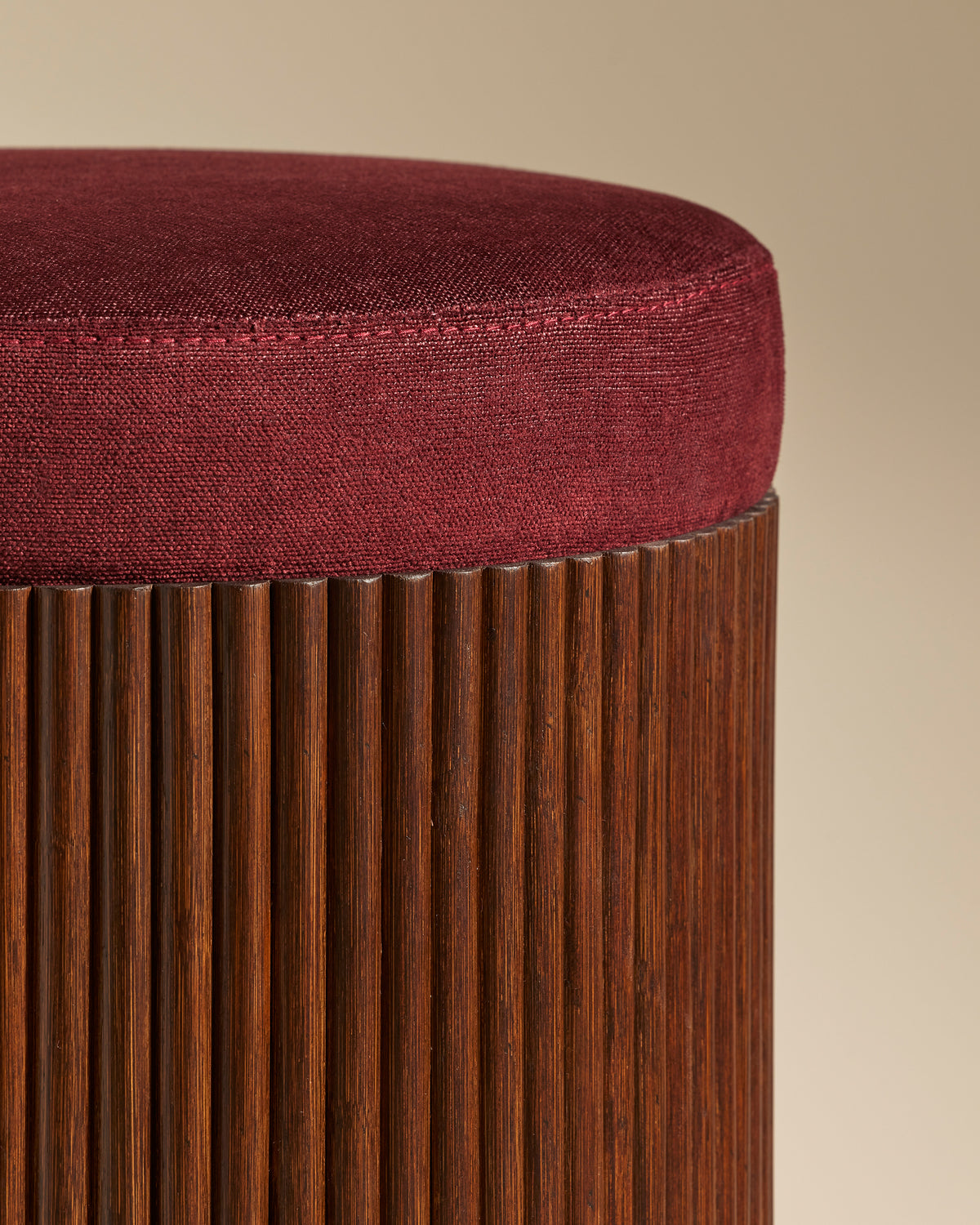 Pouf Riviera - Mazarin design Maison Sarah Lavoine Mazarin Rotin 45 cm 2
