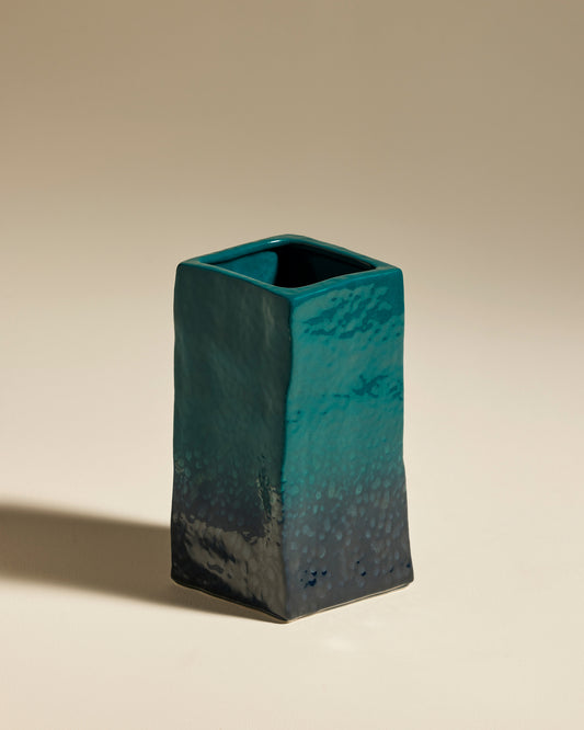 Vase décoratif Nomad - Bleu Sarah design, céramique Maison Sarah Lavoine Bleu Sarah Céramique 11 cm 21 cm 2