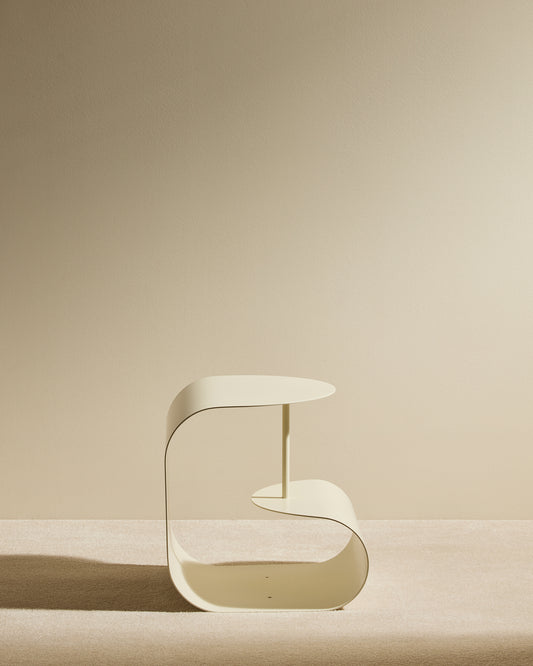 Table d'appoint Gégé - Ecru design Maison Sarah Lavoine Ecru Acier 45 cm 45 cm 3