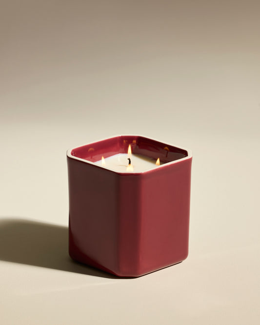 Bougie Facettes - Fleur de Figue 2 - Décoration Design