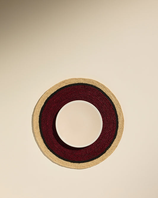 Set de table Globe - Carmin/ Naturel 2 - Décoration Design