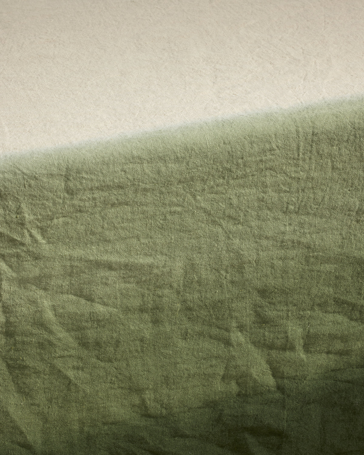 Dip Dye Tablecloth/Curtain - Forest