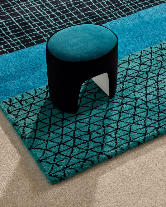Tapis Mogador - Bleu Sarah