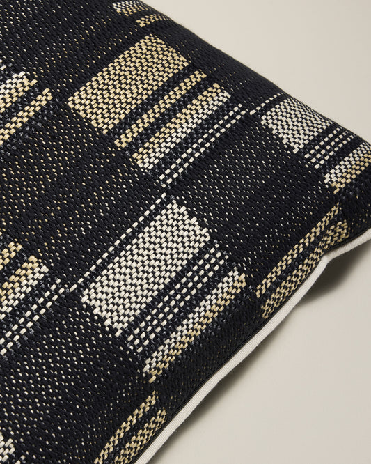 Coussin Damier - Noir