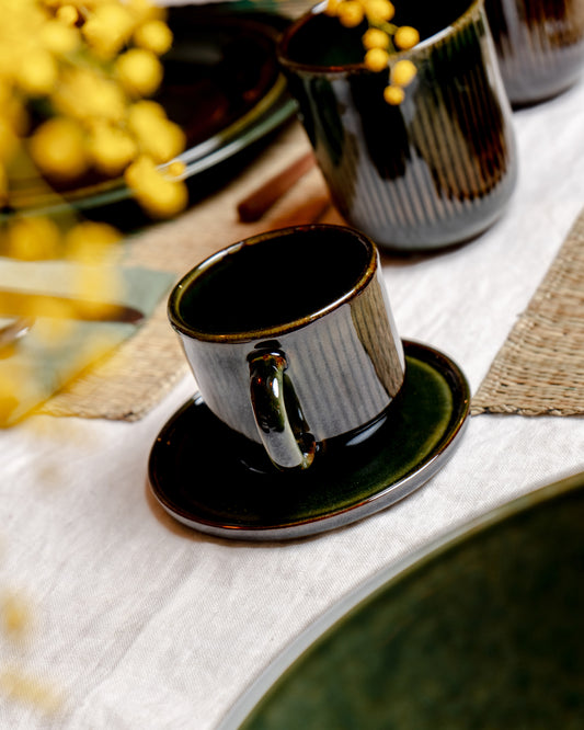 Tasse et soucoupe Tao - Forêt