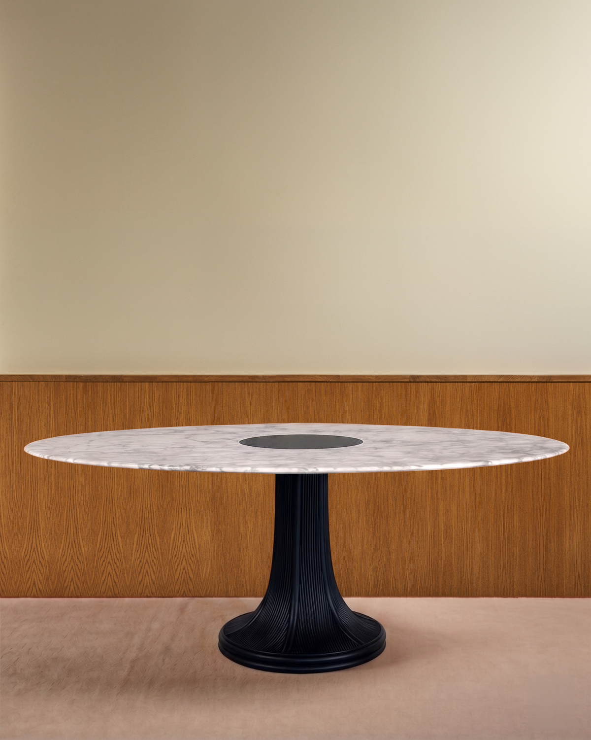 Riviera Table - Black / Black Marble