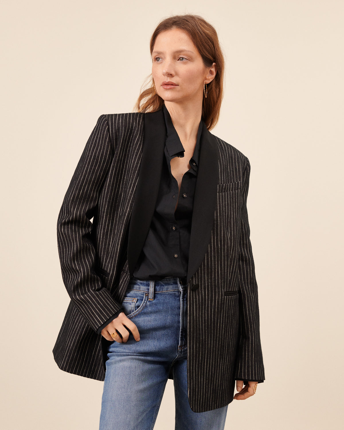 Veste Ambroise - Noir chic Maison Sarah Lavoine Noir / Blanc Coton 1