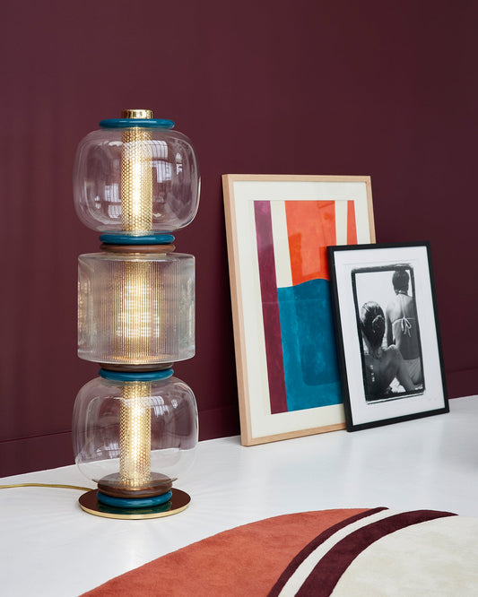 Lampadaire Loulou - Aubergine design Maison Sarah Lavoine Aubergine Verre 3