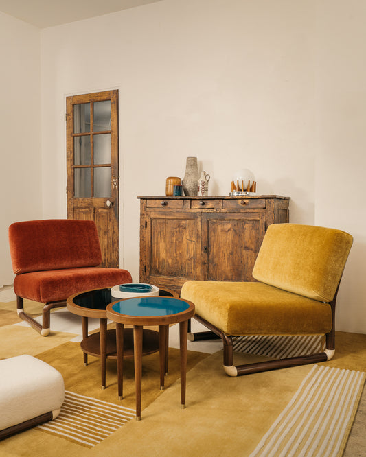 Tapis Boro - Ocre