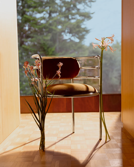 Chaise Moon - Chrome