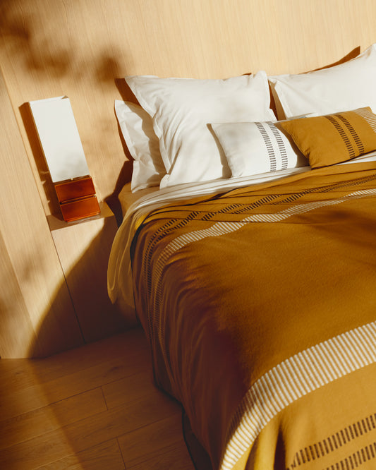 Coussin Passage - Ocre