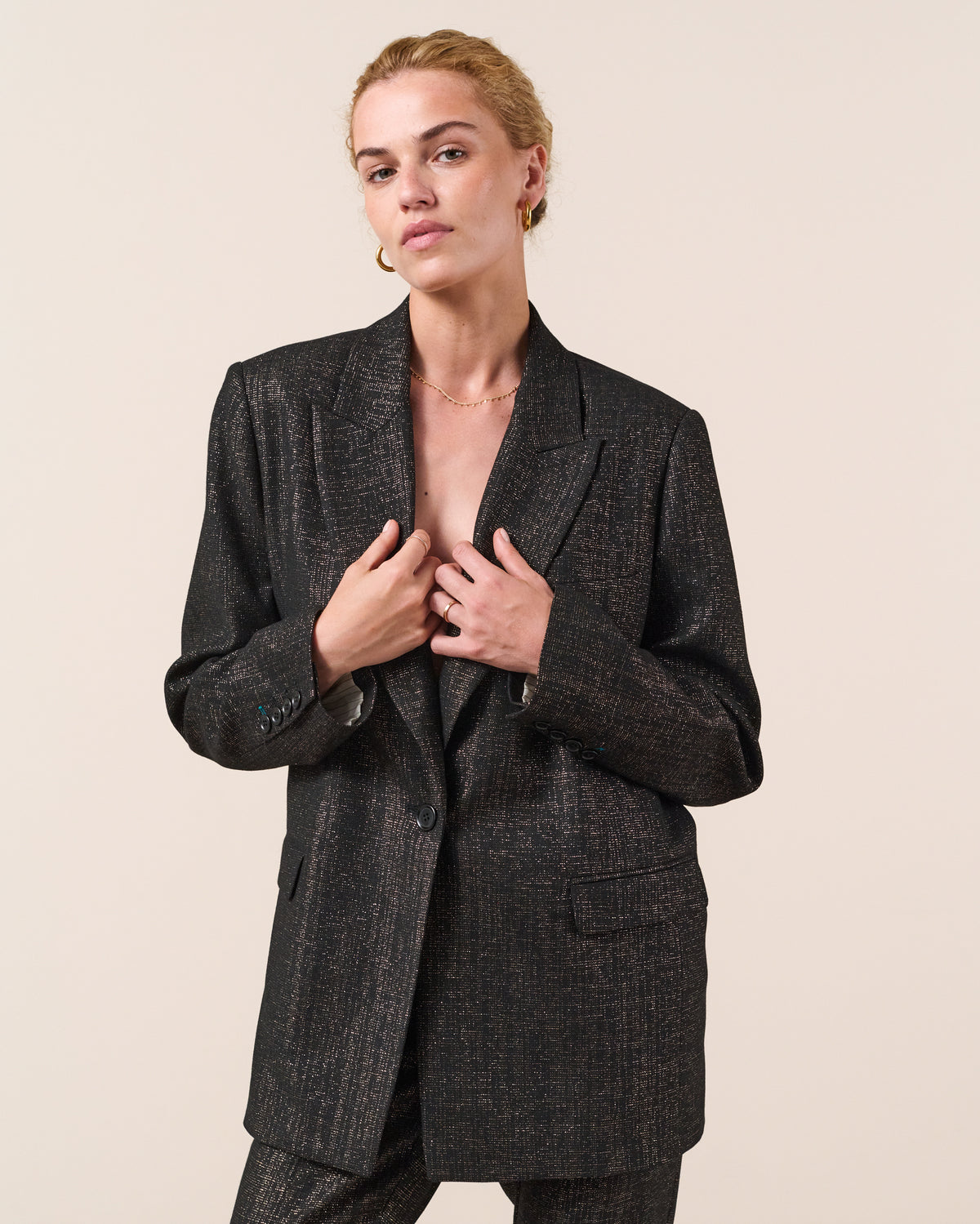 Veste Alesia - Noir Or