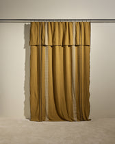 Couvre-lit/ Rideau Passage - Ocre