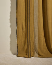 Couvre-lit/ Rideau Passage - Ocre