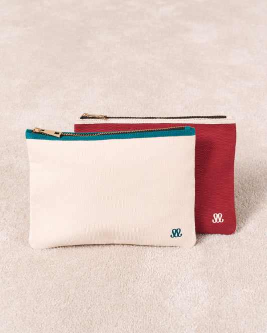Pochette Iris - Aubergine