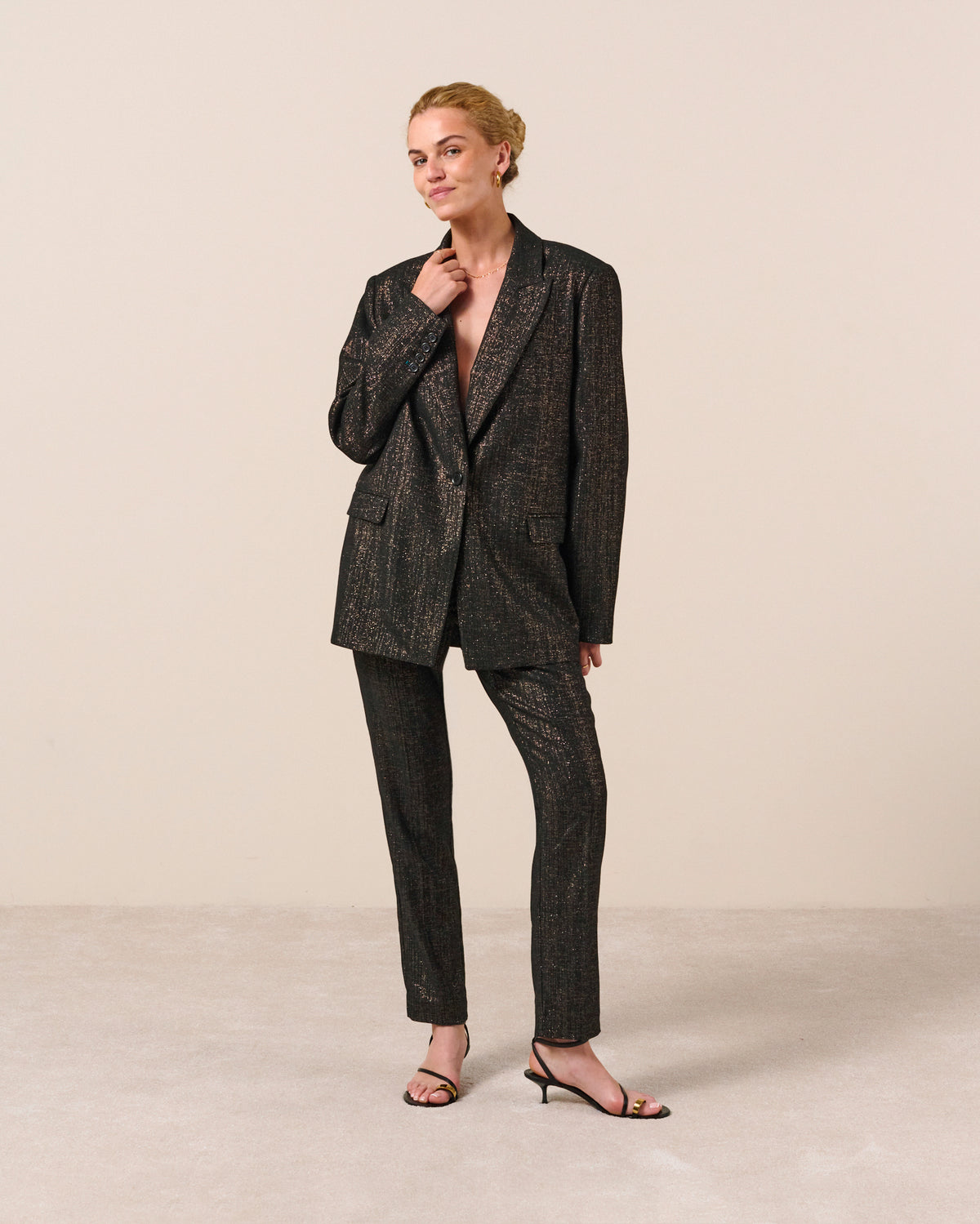 Veste Alesia - Noir Or