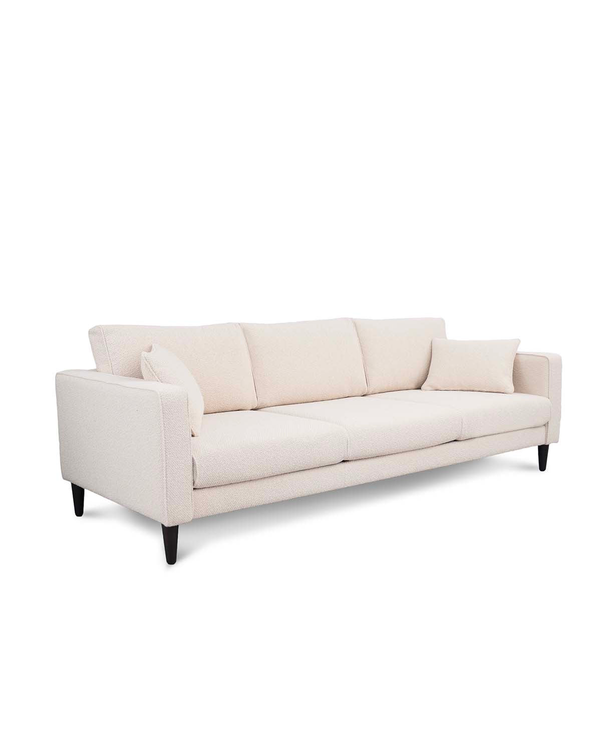 Canapé Noa - Blanc design Maison Sarah Lavoine Blanc Coton 230 cm 80 cm 2