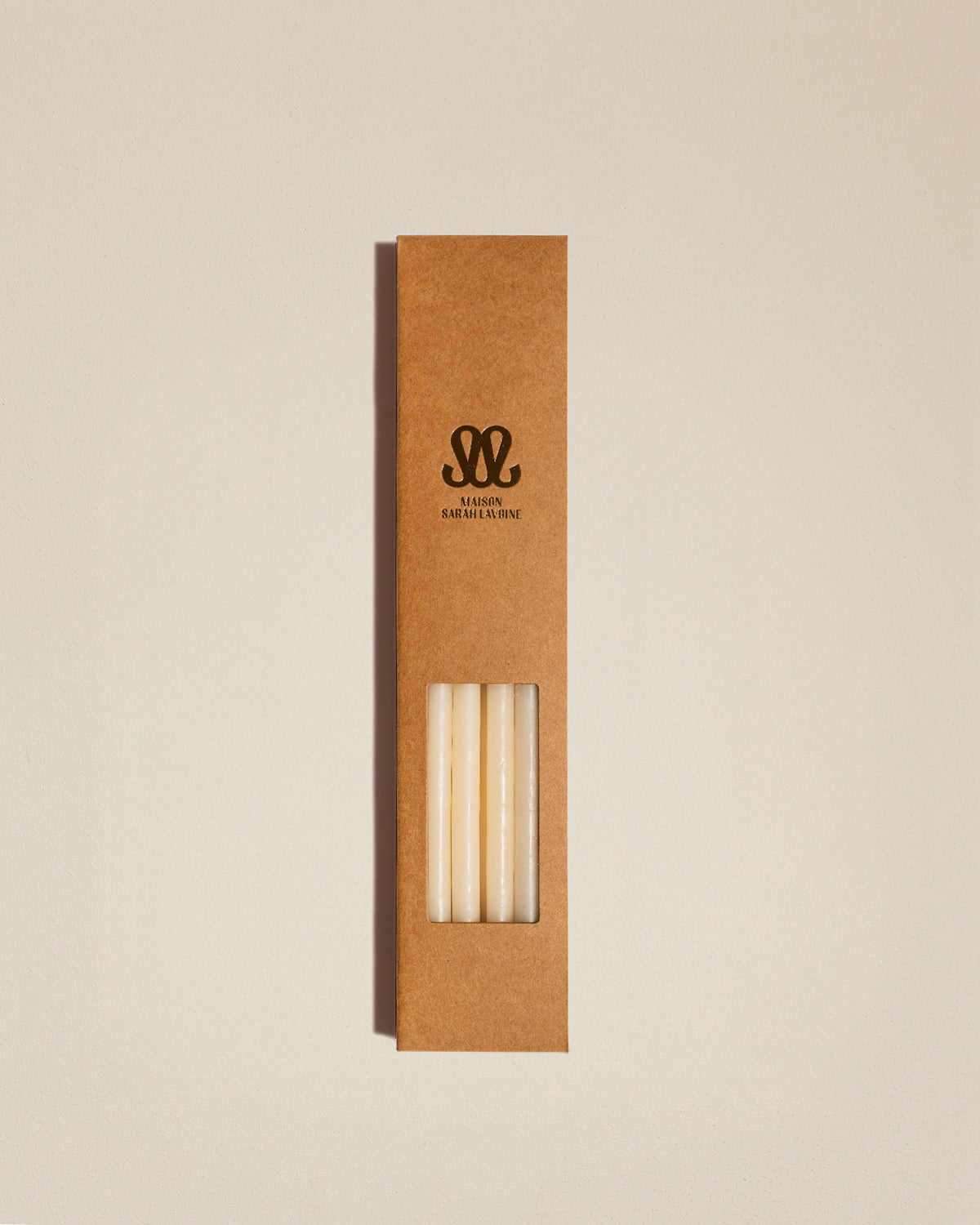 Les bougies fines - Ecru