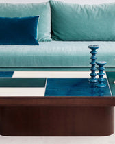 Table Basse Dani Bleu - Bleu design Maison Sarah Lavoine Bleu Lave émaillée 145 cm 40 cm 6