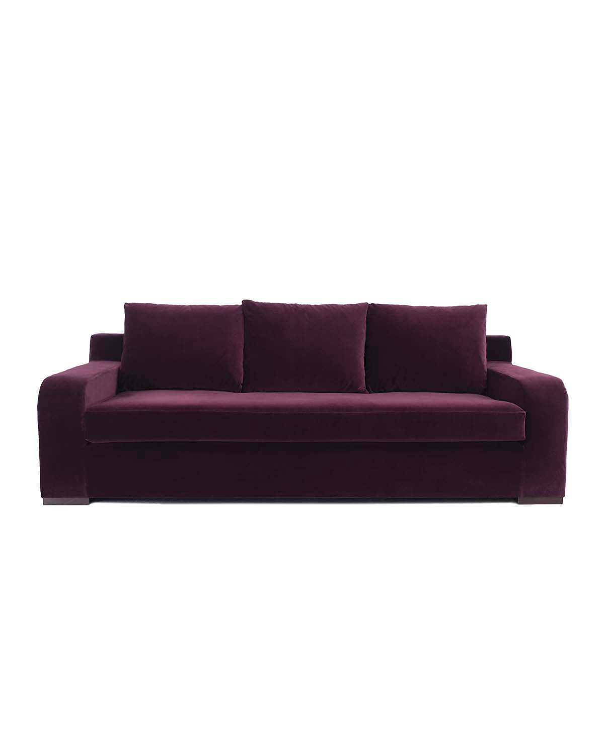 Luna Sofa - Violet design Maison Sarah Lavoine Violet Velvet 300 cm 88 cm 1