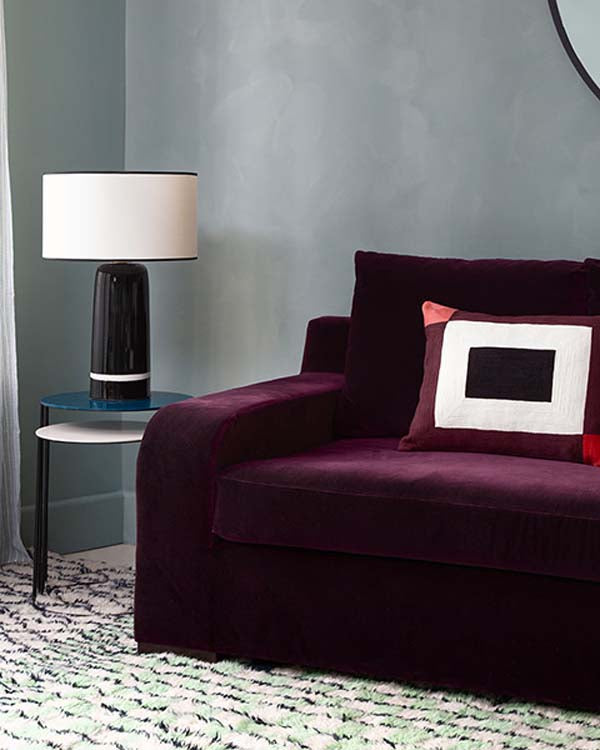 Luna Sofa - Violet design Maison Sarah Lavoine Violet Velvet 300 cm 88 cm 8