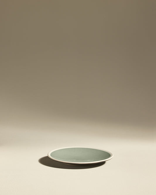 Assiette à dessert Sicilia - Pousse de Tilleul design moderne Maison Sarah Lavoine Pousse de Tilleul Céramique   1