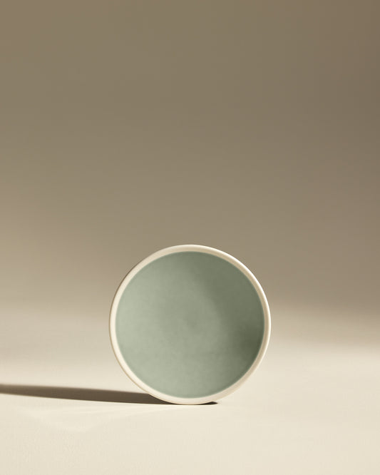 Assiette à dessert Sicilia - Pousse de Tilleul design moderne Maison Sarah Lavoine Pousse de Tilleul Céramique   2