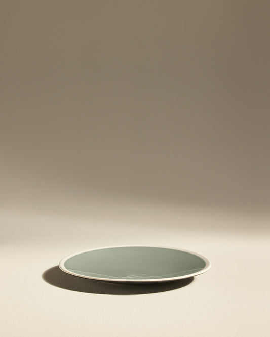 Assiette plate Sicilia - Pousse de Tilleul design moderne Maison Sarah Lavoine Pousse de Tilleul Céramique   1