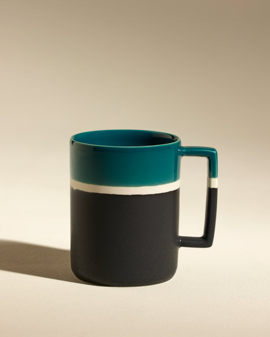 Mug Sicilia - Bleu Sarah haut de gamme Maison Sarah Lavoine Bleu Sarah Céramique  10 cm 1