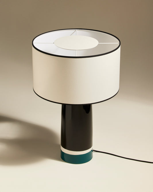 Lampe Sicilia - Bleu Sarah design Maison Sarah Lavoine Bleu Sarah Céramique  60 cm 2