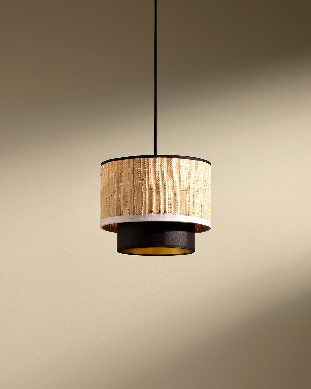Eclipse pendant light - Black design Maison Sarah Lavoine Black Rabane 19 cm 1